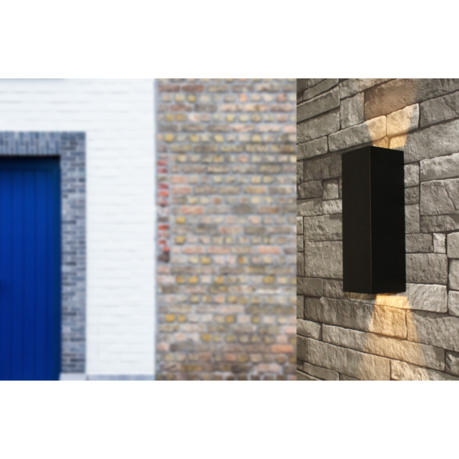 Artdelight Wandlamp Vegas 250 - Zwart