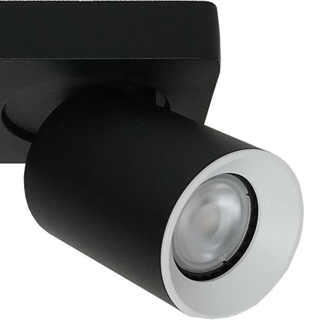 Artdelight Plafondlamp Megano 3L - Zwart