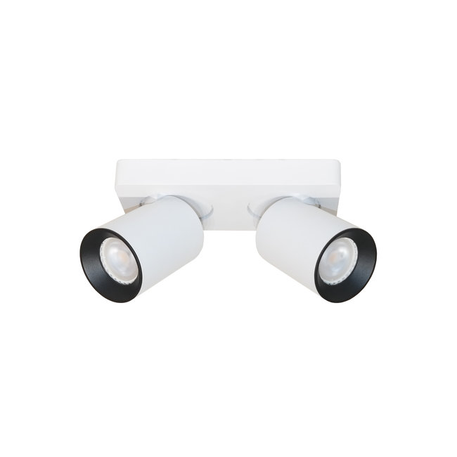 Artdelight Plafondlamp Megano 2L - Wit