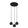 Searchlight Hanglamp Eindhoven 3L - Zwart Searchlight Hanglamp Eindhoven 3L - Zwart