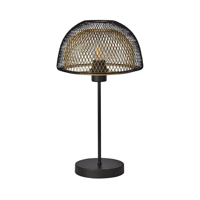 Searchlight Tafellamp Honeycomb - Zwart/Goud