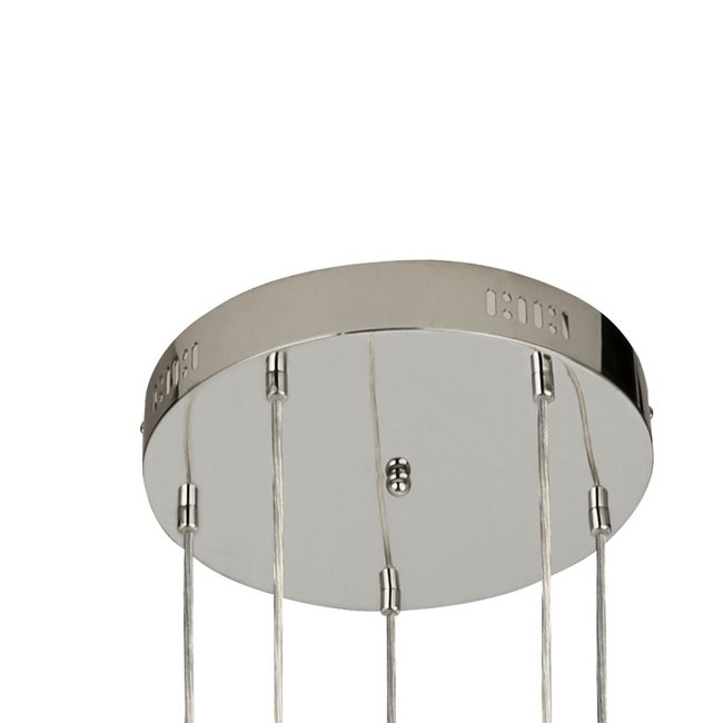 Searchlight Hanglamp Cyclone 5L Vide - Chroom/Smoke