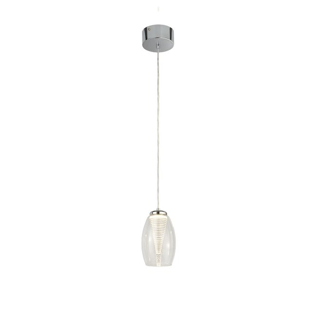 Searchlight Hanglamp Cyclone - Chroom/Helder