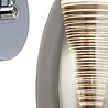 Searchlight Wandlamp Cyclone - Chroom/Smoke Searchlight Wandlamp Cyclone - Chroom/Smoke