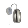 Searchlight Wandlamp Cyclone - Chroom/Smoke Searchlight Wandlamp Cyclone - Chroom/Smoke