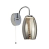 Searchlight Wandlamp Cyclone - Chroom/Smoke Searchlight Wandlamp Cyclone - Chroom/Smoke