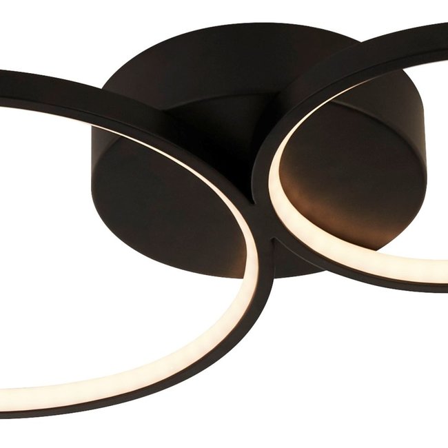 Searchlight Plafondlamp Cirque - Zwart