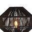 Searchlight Vloerlamp Wicker - Zwart