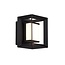 Searchlight Wandlamp Chaplin Vierkant - Zwart