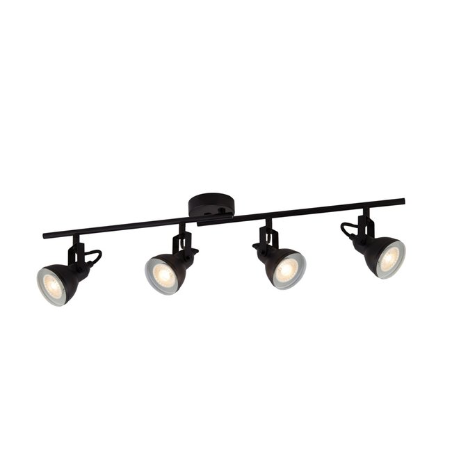 Searchlight Plafondlamp Focus 4L - Zwart