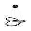 Searchlight Hanglamp Swirl - Zwart