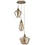 Searchlight Hanglamp Mia Vide - Brons/Amber