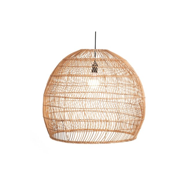 Searchlight Hanglamp Bali Rattan 60x50cm - Zwart/Rattan