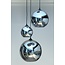 HELDR! Hanglamp Glass Ayr - Metallic Smoke