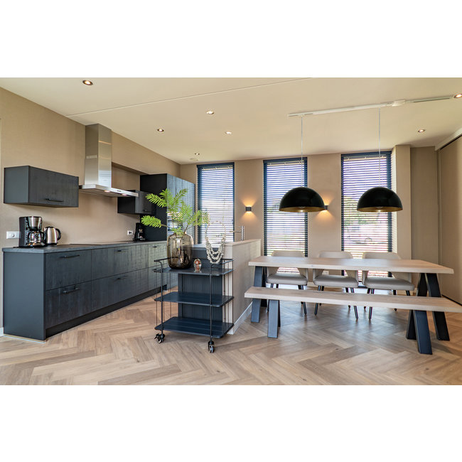 Artdelight Hanglamp Gala - Zwart/Goud