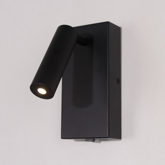 Lighting Collection Wandlamp BedLed Zwart