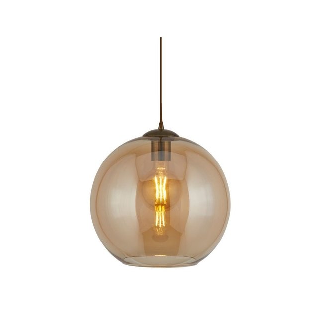 Searchlight Hanglamp Balls 35cm - Brons/Amber