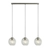 Searchlight Hanglamp Balls 3L - Mat Staal/Helder Searchlight Hanglamp Balls 3L - Mat Staal/Helder