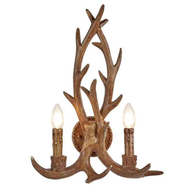 Searchlight Wandlamp Stag - Bruin