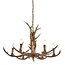 Searchlight Hanglamp Stag 6L - Bruin