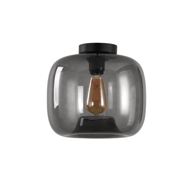 Artdelight Plafondlamp Preston 28cm - Smoke Grijs