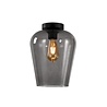 Artdelight Plafondlamp Tombo 23cm - Smoke Grijs Artdelight Plafondlamp Tombo 23cm - Smoke Grijs