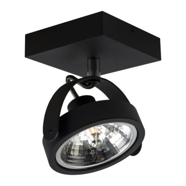 Artdelight Plafondlamp Wajer 1L - Zwart