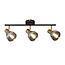 Searchlight Plafondlamp Westminster 3L - Smoke/Goud