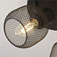 Searchlight Plafondlamp Meshy 3L - Zwart