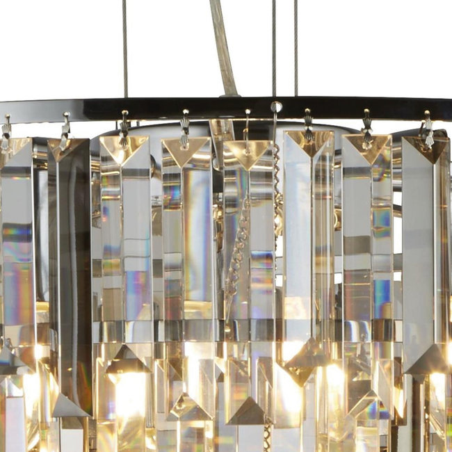 Searchlight Kroonluchter Clarissa 9L - Kristal