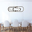 Searchlight Hanglamp Clip - Zwart