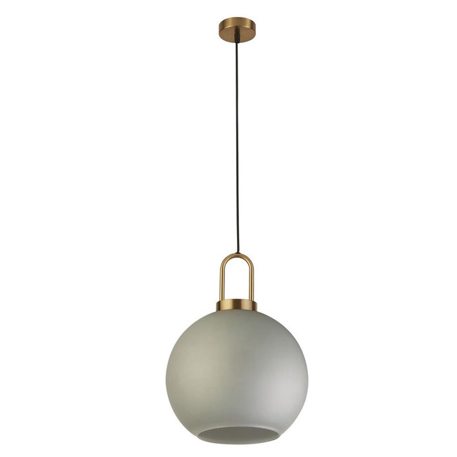 Searchlight Hanglamp Snowdrop 1L - Wit/Goud