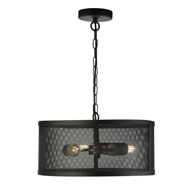 Searchlight Hanglamp Fishnet 3L - Zwart