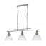 Searchlight Hanglamp Pyramid 3L - Mat Staal