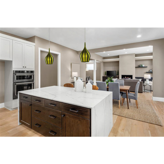 Searchlight Hanglamp Fibrant 12cm - Groen