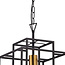 Searchlight Hanglamp Crate 1L - Zwart/Brons