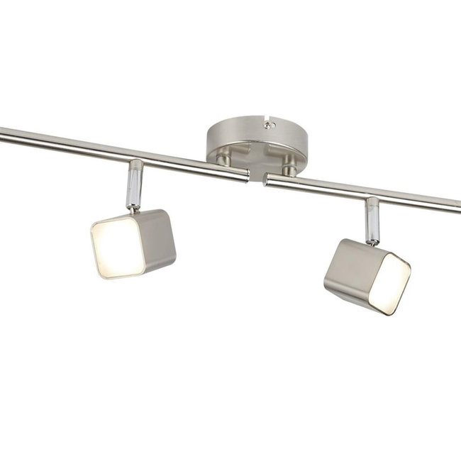 Searchlight Plafondlamp Quad 4L - Zilver