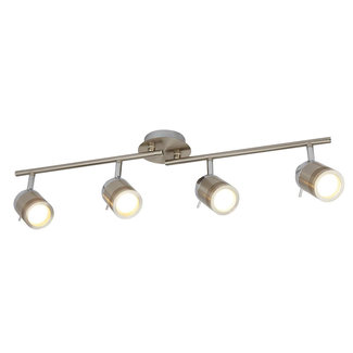 Searchlight Plafondlamp Samson 4L - Zilver