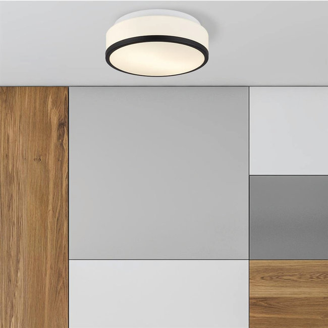 Searchlight Plafondlamp Cheese 23cm - Zwart