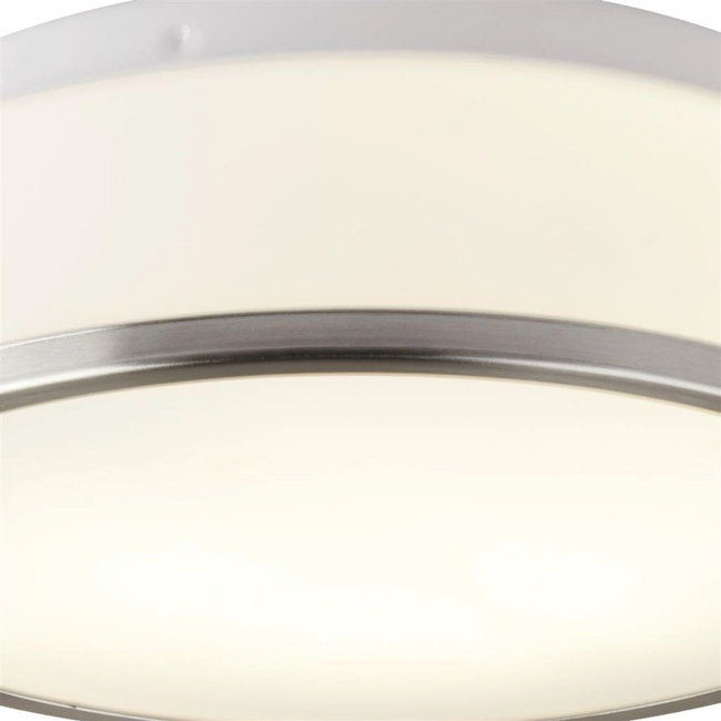 Searchlight Plafondlamp Cheese 29cm Zilver