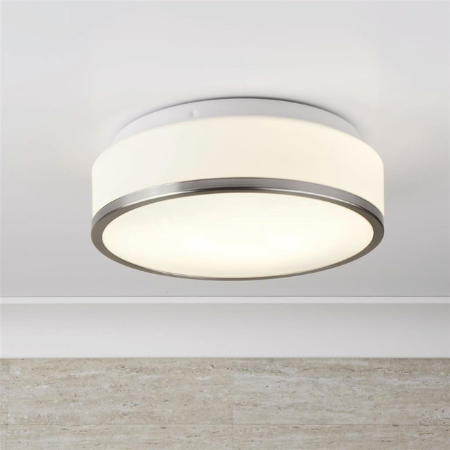 Searchlight Plafondlamp Cheese 29cm Zilver