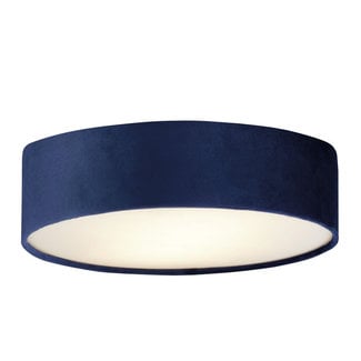 Searchlight Plafondlamp Drum 30cm - Donker Blauw