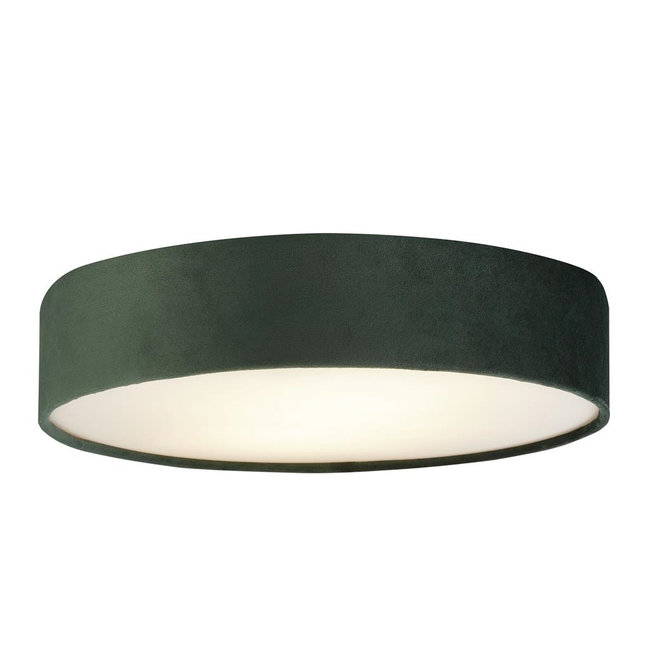 Searchlight Plafondlamp Drum 50cm - Donker Groen