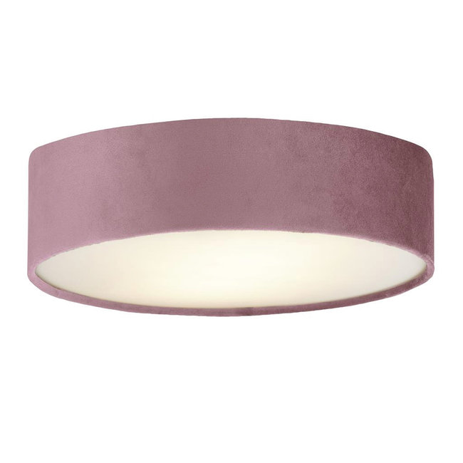 ritme Concurreren Traditioneel Searchlight Plafondlamp Drum 30cm Roze - Mooielampen.com