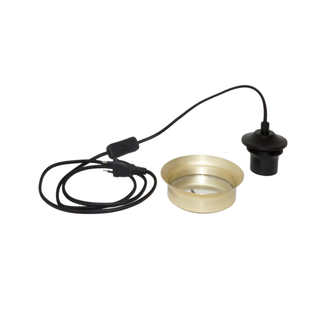 Artdelight Tafellamp Mirror Ring - Goud