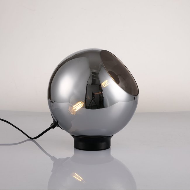 Artdelight Tafellamp Mirror Ring - Zwart