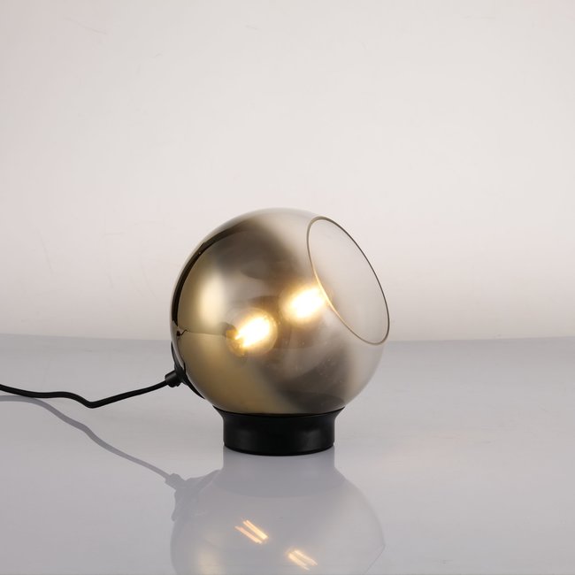 Artdelight Tafellamp Mirror Ring - Zwart