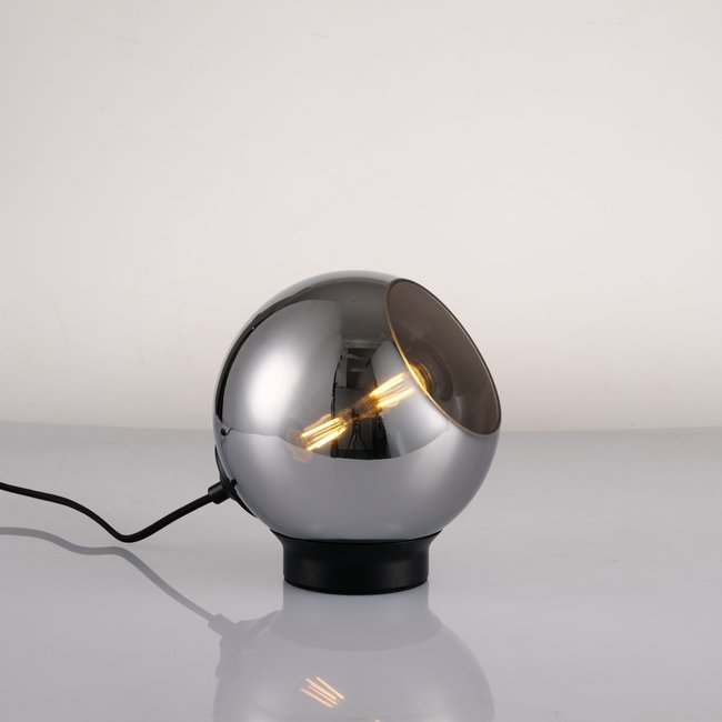 Artdelight Tafellamp Mirror Ring - Zwart