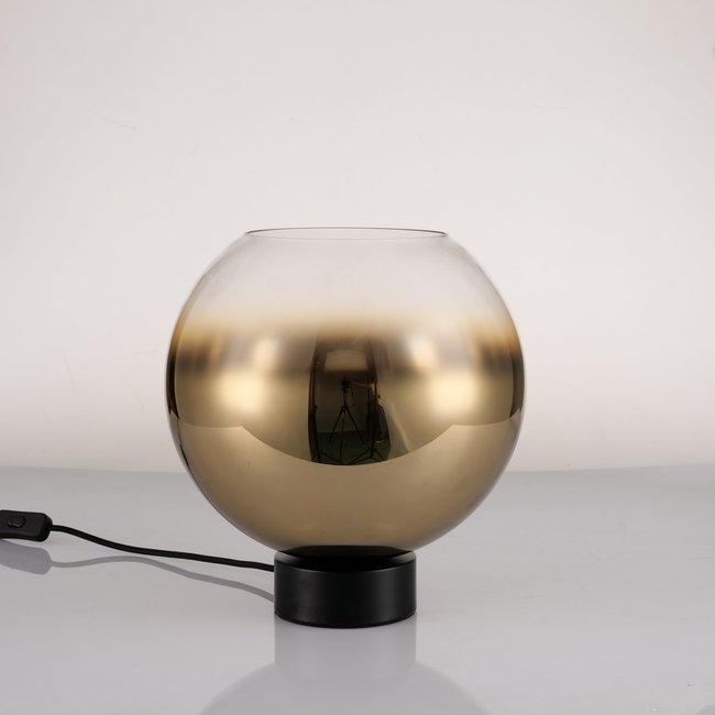 Artdelight Tafellamp Round - Zwart