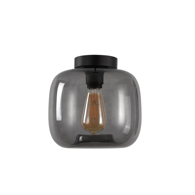 Artdelight Glas Preston 24cm - Smoke Grijs